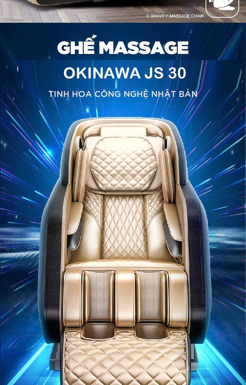Công nghệ 3D ghế massage OKINAWA JS 30
