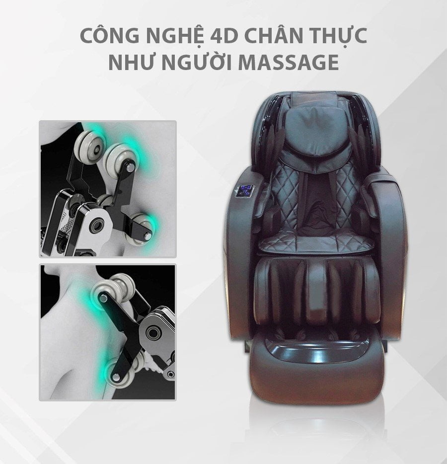 Massage công nghệ 4D ghế massage OKINAWA JS 999