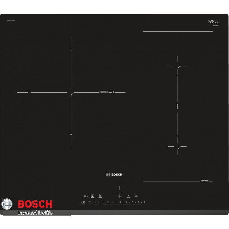 Bếp từ Bosch PVJ611FB5E thiết kế sang trọng, tính năng thông minh