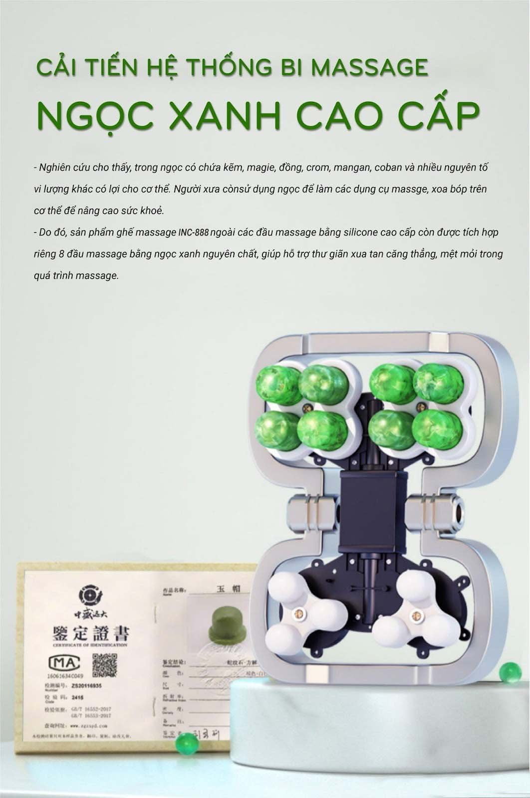 Bi massage ghế massage INC 888