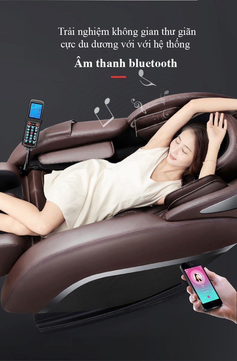 Bluetooth ghế massage OKINAWA INC 6000