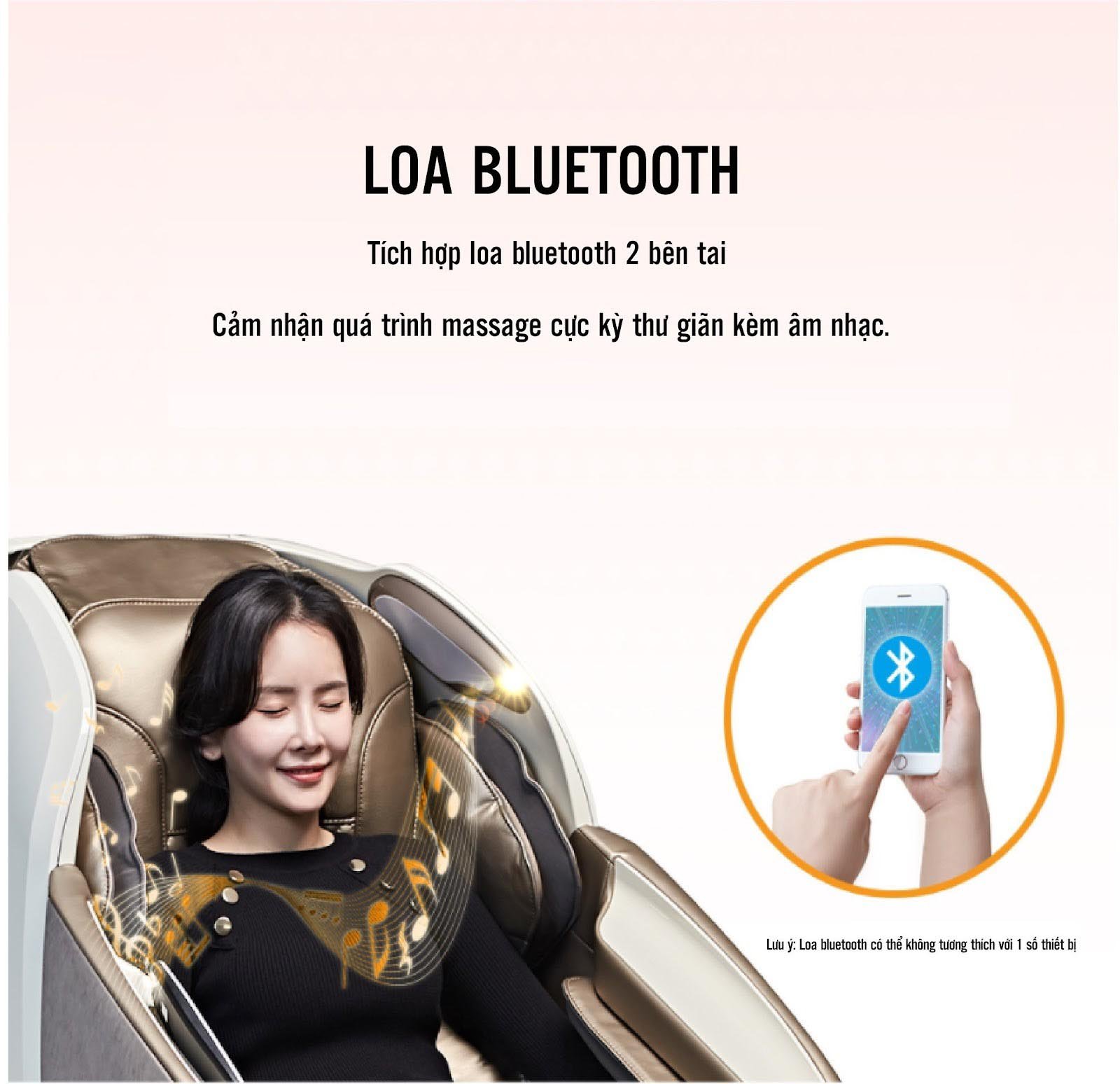 Bluetooth ghế massage OKINAWA ORI 3310G