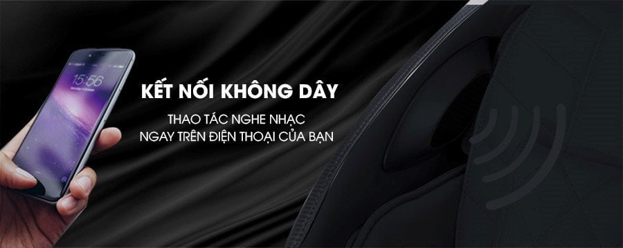 Kết nối không dây ghế massage OKINAWA JS 600