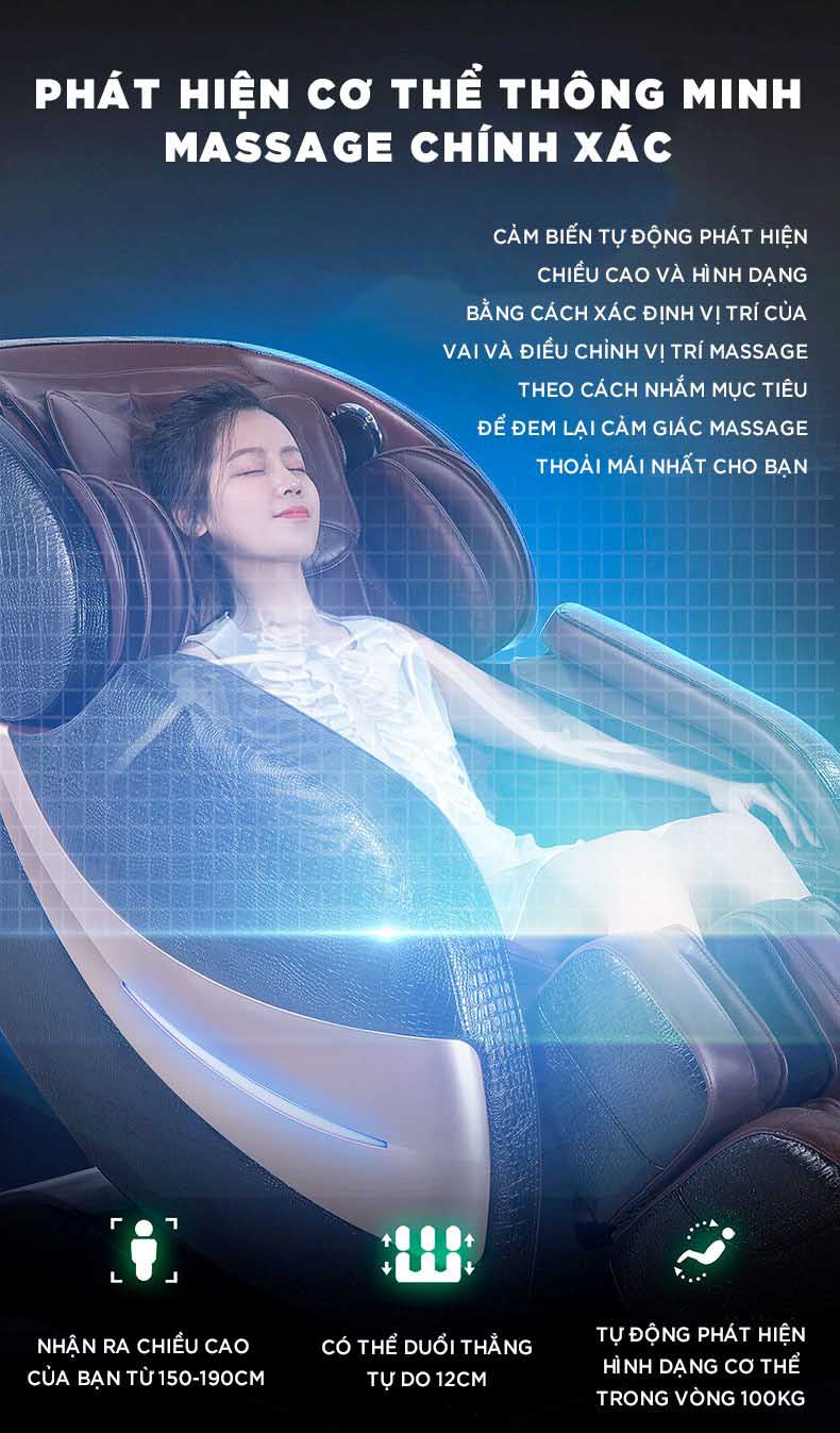 Body scan ghế massage OKINAWA JS 15