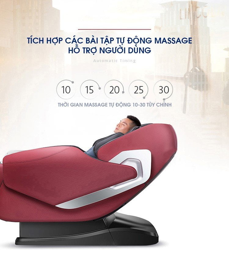 Bài tập tự động ghế massage OKINAWA JS 46