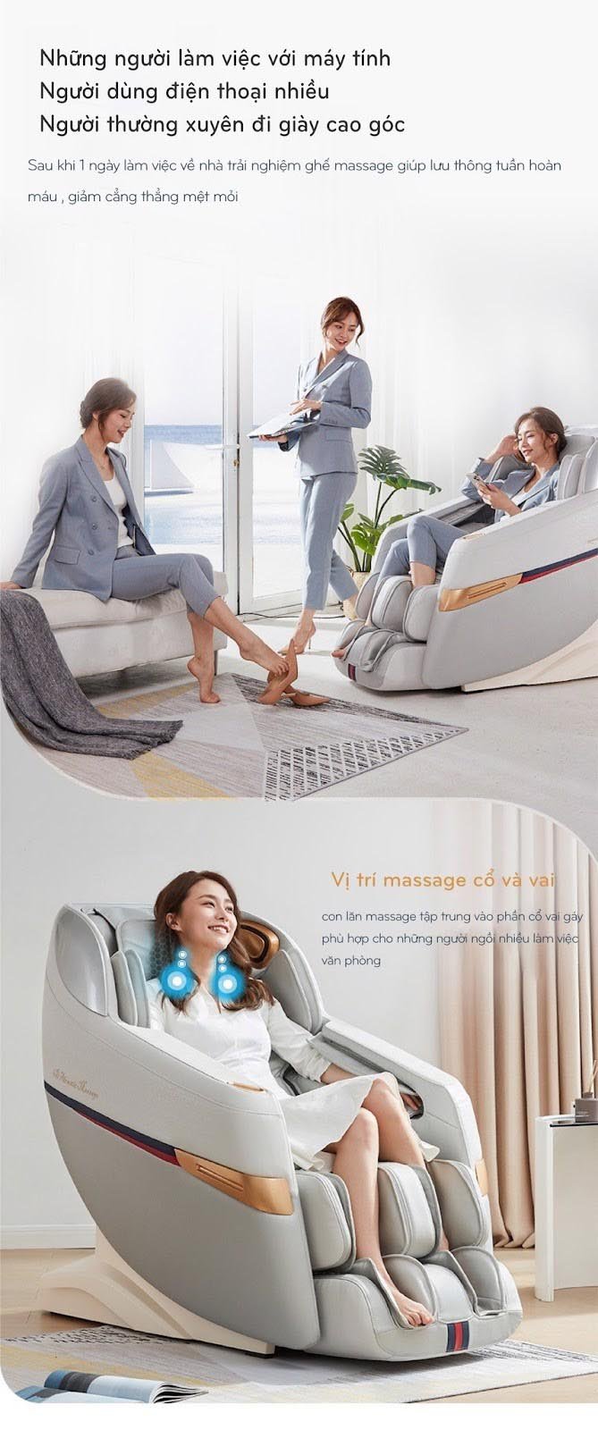 Massage chân ghế massage OS 950
