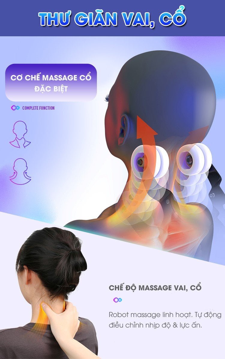 Cơ chế ghế massage OKINAWA JS 1000