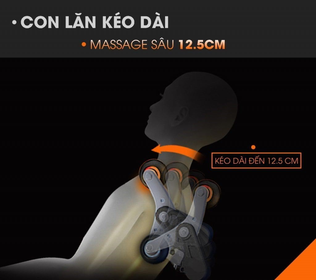 Con lăn ghế massage OKINAWA 103G