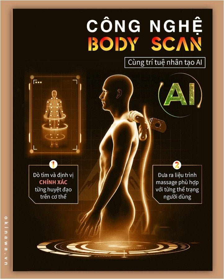 Scan body ghế massage OKINAWA OS - 685