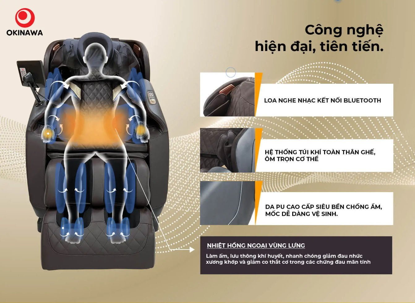 Công nghệ ghế massage OKINAWA OS-101