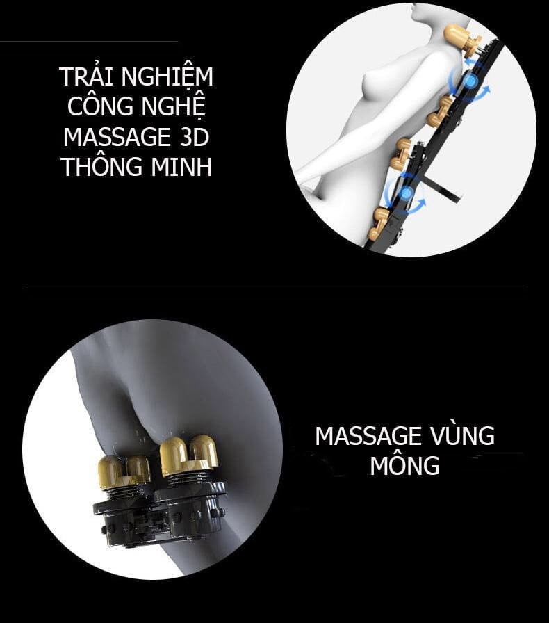 Công nghệ massage ghế massage OKINAWA INC 2000