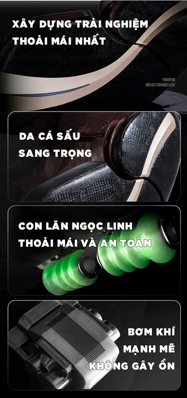 Da ghế massage OKINAWA JS 15