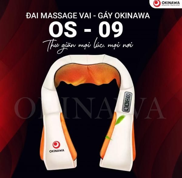 Đai massage vai gáy OKINAWA OS-09