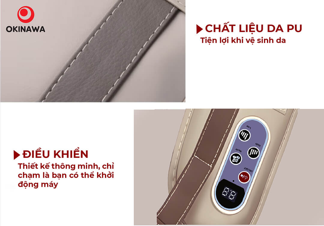 Đai massage vai gáy OKINAWA