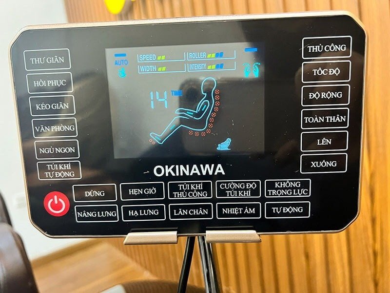 Bảng điều khiển ghế massage Okinawa OS-A200