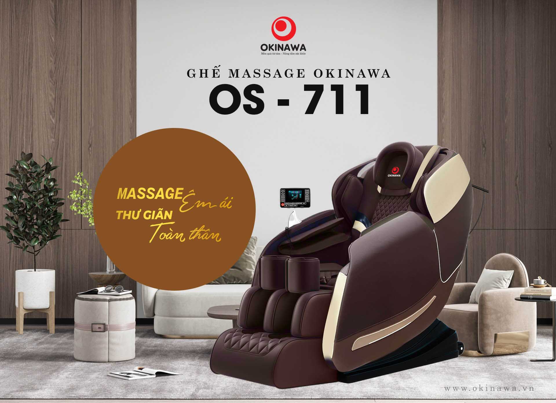 Ghế massage toàn thân okinawa os 711