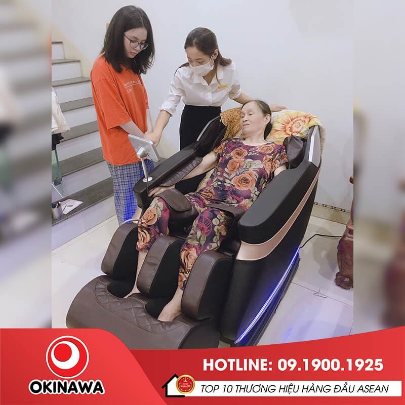 Hướng dẫn khách hàng sử dụng ghế massage Okinawa OS-550