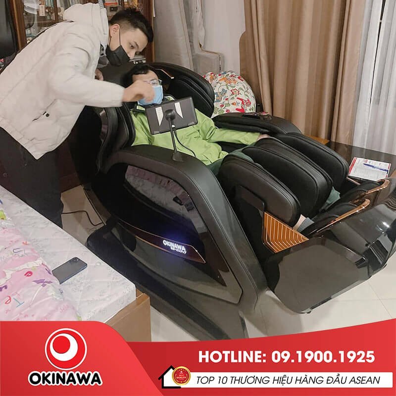 Hướng dẫn khách hàng sử dụng ghế massage Okinawa OS-801