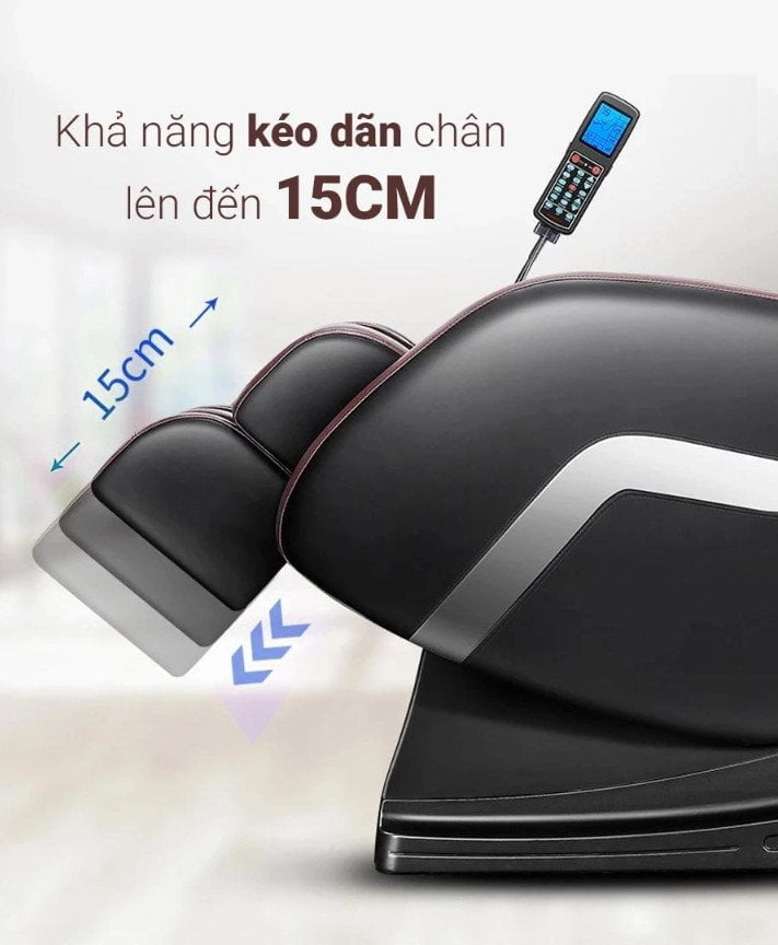Công nghệ kéo giãn chân ghế massage OKINAWA OS 448