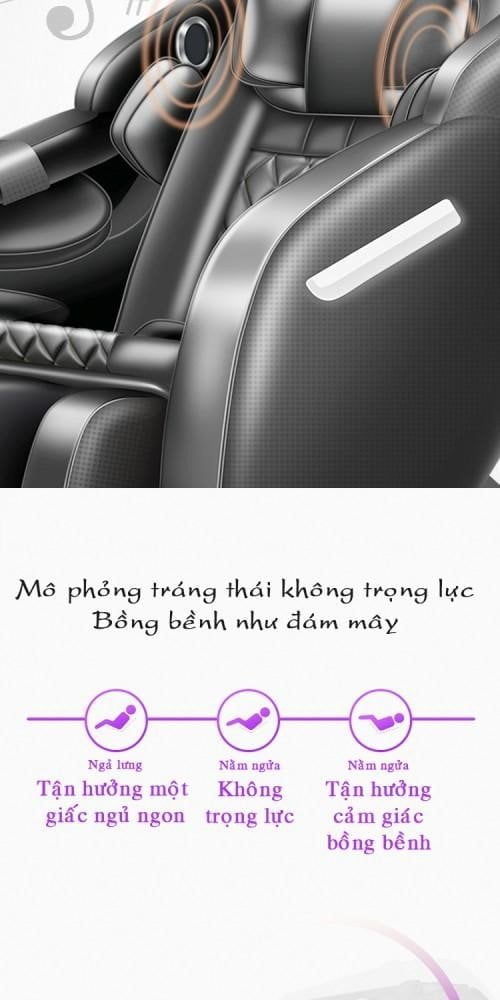Không trọng lực ghế massage OKINAWA NO 500