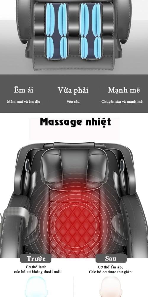 Massage nhiệt ghế massage OKINAWA N0 300