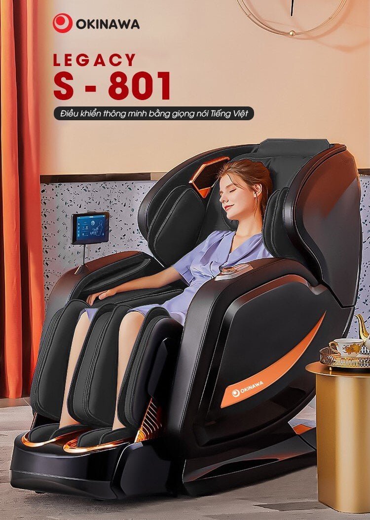Ghế massage S-801 ngoại quan