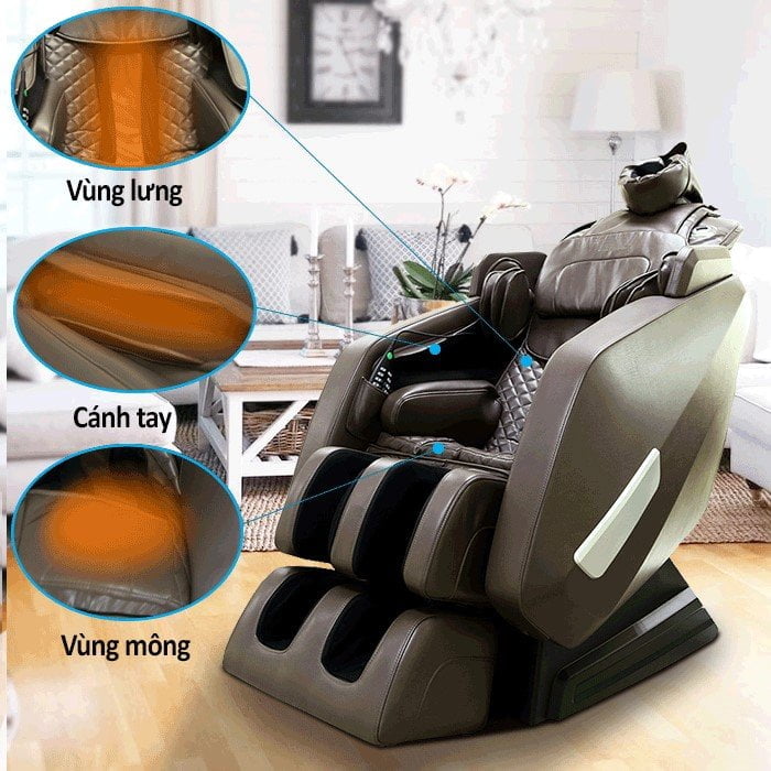 Nhiệt hồng ngoại ghế massage OKINAWA JS 700