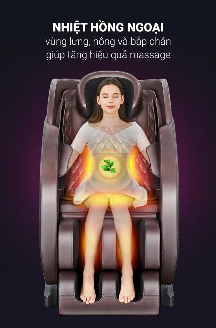 Nhiệt hồng ngoại ghế massage OKINAWA NO 5000