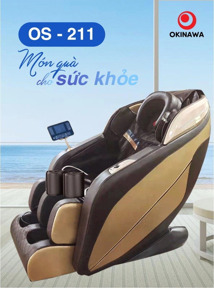 Thiết kế ghế massage okinawa os-211