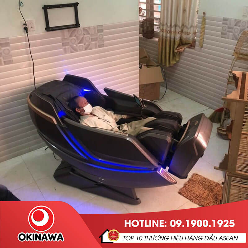 Thư giãn với ghế massage Okinawa OS-835 tại nhà