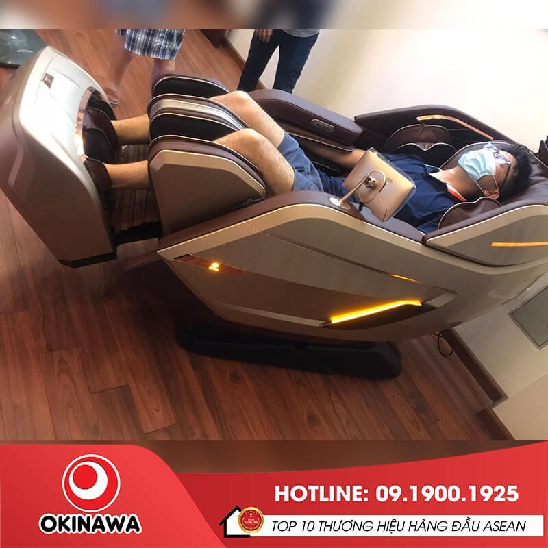 Thư giãn với ghế massage Okinawa OS-919 tại nhà