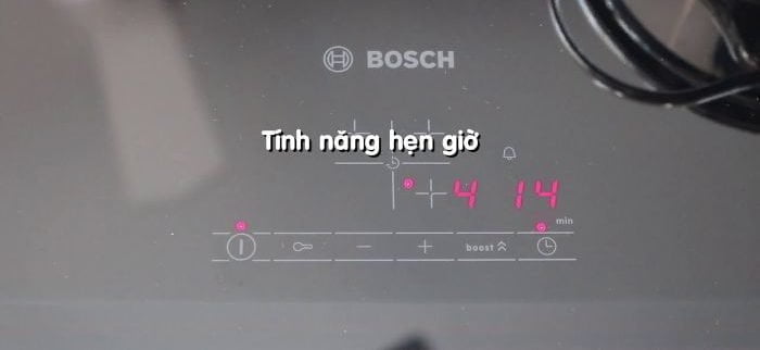 Tính năng hẹn giờ của bếp từ Bosch PUJ631BB2E series 4