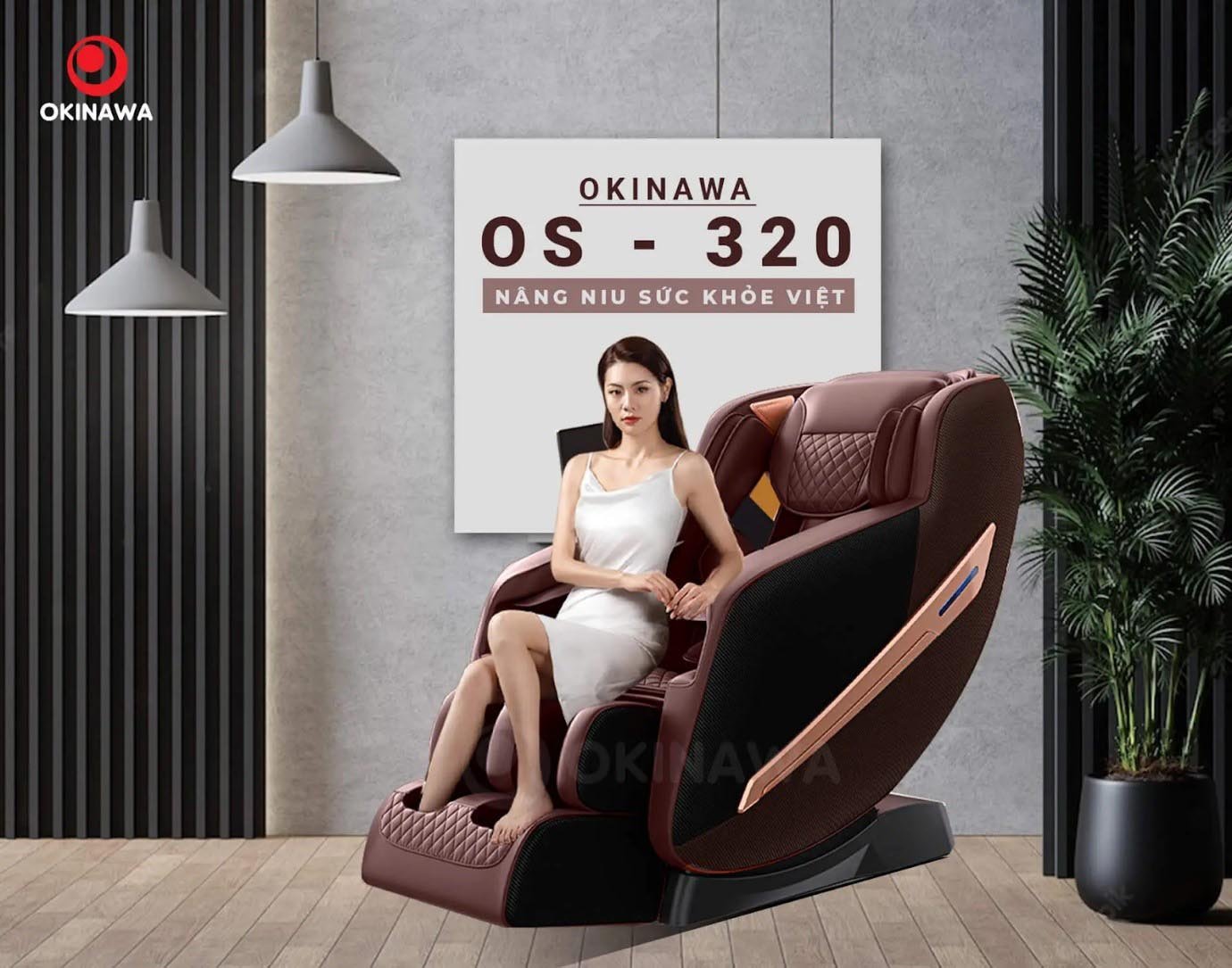 Tổng quan ghế massage OKINAWA OS - 320