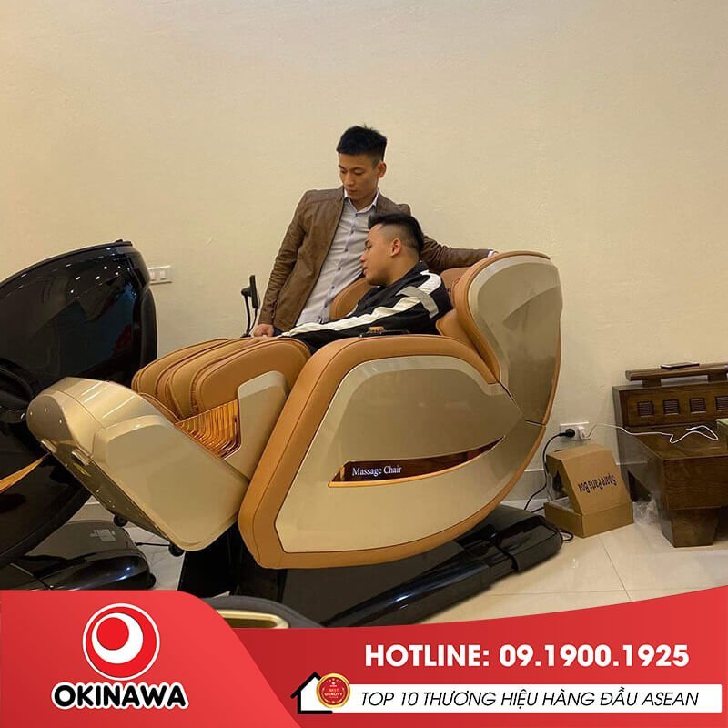 Trải nghiệm ghế massage Okinawa OS-801
