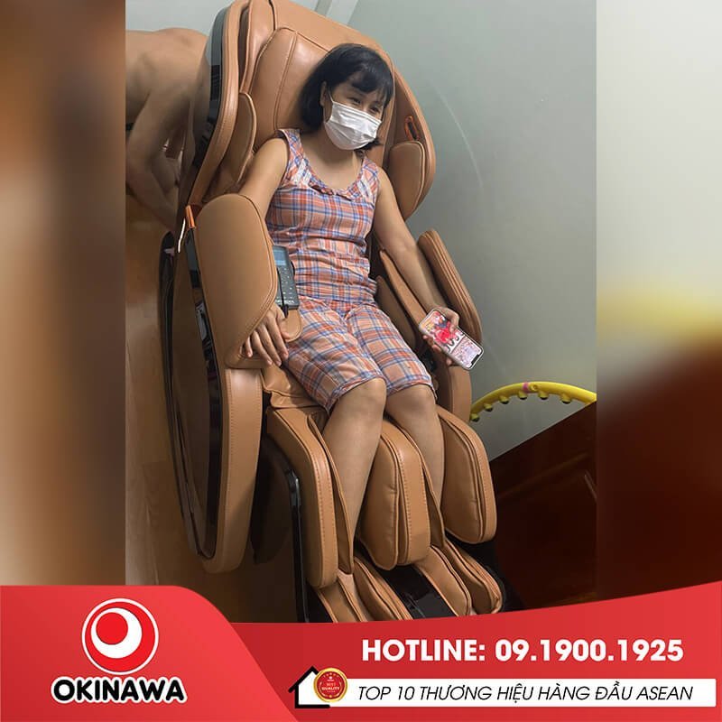 Trải nghiệm tại nhà với ghế massage Okinawa OS-601