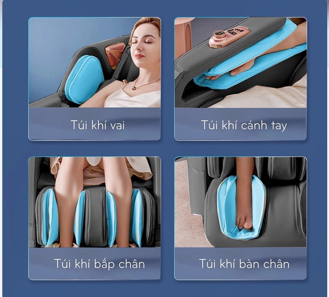 Túi khi bộ phận ghế massage OKINAWA OS - 855