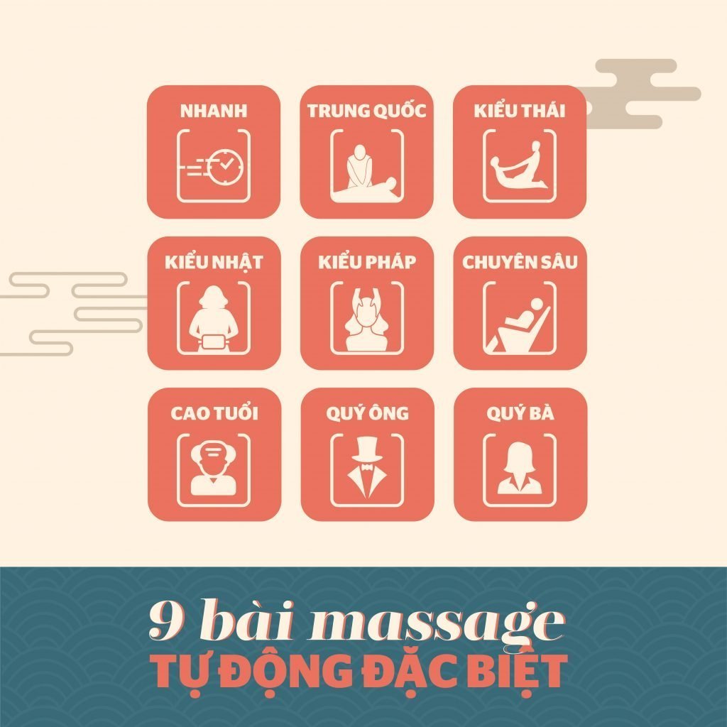 Poongsan MCP 805 tích hợp 9 bài massage tự động