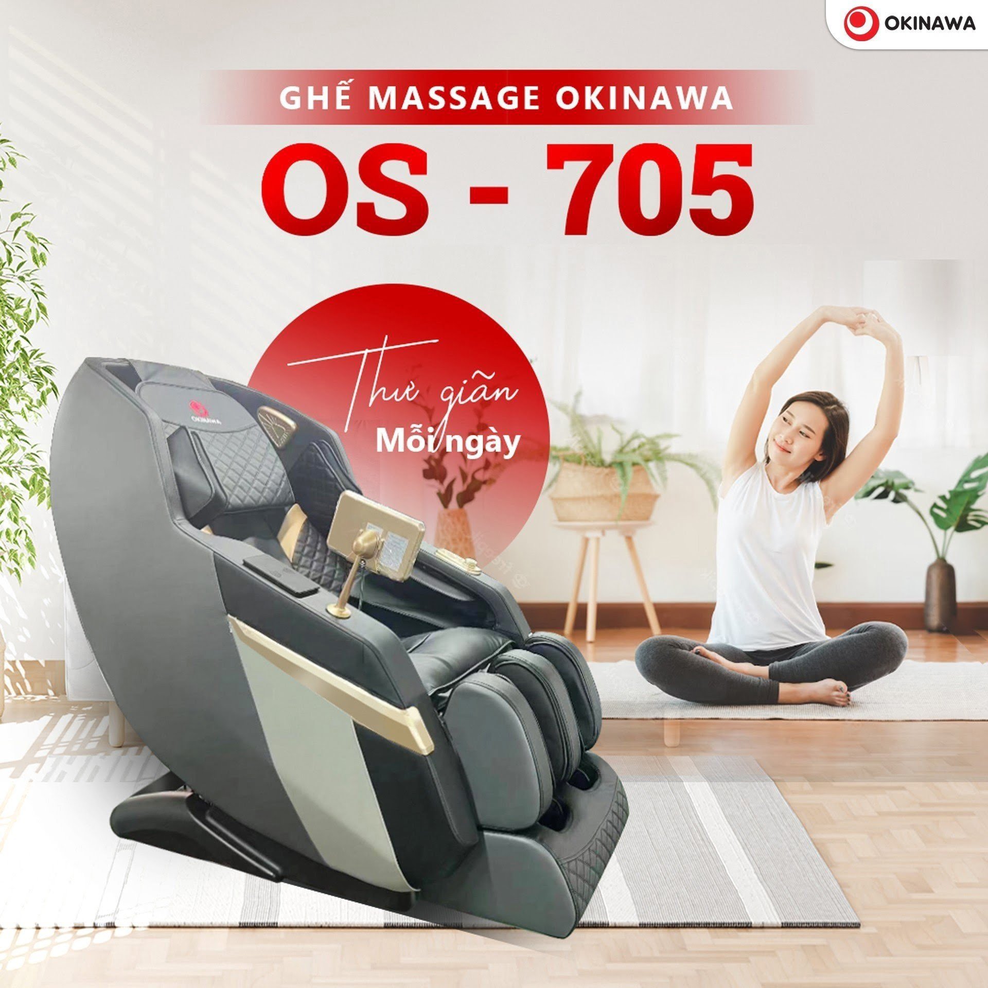 Chiếc Ghế Massage Okinawa OS-705